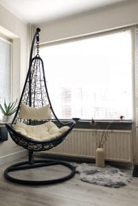 make-over woonkamer - schommelstoel