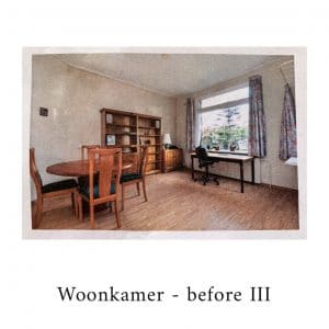 Situeatie van de woonkamer voor de verbouwing 3