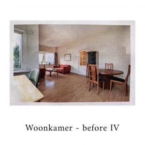 Situatie van de woonkamer voor de verbouwing 5