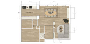 Japandi - Interieurontwerp - Kelly interieur design - plattegrond