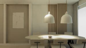 Interieurontwerp - Japandi - Kelly Interieur Design - eethoek